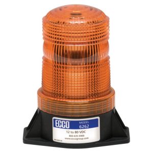 Kompaktowa lampa błyskająca LED serii 6200 montaż 2 śrubami IP66 12-80 VDC 6262A