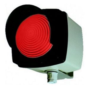 Lampa sygnalizacyjna z gwintem E27 serii SA czerwona IP65 12-250V SA.230.11