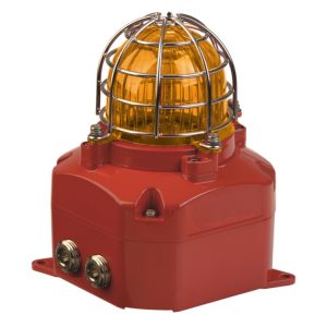 Multifunkcyjna lampa LED Ex Atex przeciwwybuchowa pomarańczowa serii D2xB1LD2 IP66 230VAC D2xB1LD2AC230MB1A1R/A