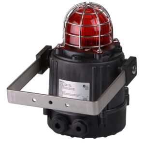 Multifunkcyjna lampa LED Ex Atex przeciwwybuchowa czerwona serii E2xBL2 IP66 24VDC E2xBL2DC024BN1A1B/R