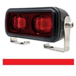 Ostrzegawcza lampa LED typu RED BEAM LINE serii WT-102030 IP67 10-80 VDC WT-102030R