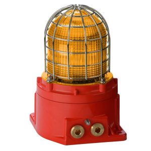 Multifunkcyjna lampa LED Ex Atex przeciwwybuchowa pomarańczowa serii GNExB2LD2 IP66 230VAC GNExB2LD2AC230AB1A1R/A