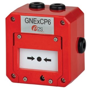 Ręczny ostrzegawczy przyciski przeciwwybuchowy Ex Atex typu ROP ze zbijalną szybką czerwony serii GNExCP6A-BG IP66 GNExCP6A-BGSSNAN1A1RN