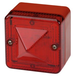 Błyskająca lampa ksenonowa serii L101X czerwona IP66 20-28VAC/DC L101XDC024BR/R