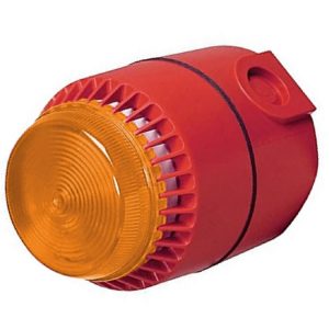 Sygnalizator świetlno-dźwiękowy ksenonowy pomarańczowy serii Flashni 110dB IP65 FL/AL/R/D 640011FULL-0010