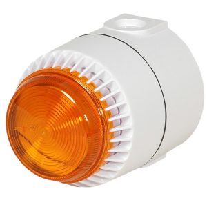 Sygnalizator świetlno-dźwiękowy ksenonowy pomarańczowy serii Flashni 110dB IP65 FL/AL/W/D SWITCH+Power Module 640024FULL-0060X+631203FUL-0137