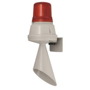 Sygnalizator świetlno-dźwiękowy LED czerwony serii H100TL 100dB IP65 H100TL230G/R