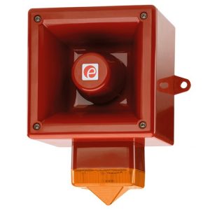 Sygnalizator świetlno-dźwiękowy ksenonowy pomarańczowy serii AL112NX 119dB IP66 230 VAC AL112NXAC230R/A