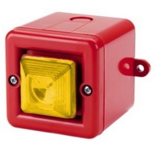 Sygnalizator świetlno-dźwiękowy ksenonowy pomarańczowy serii SON4 104dB IP66 230 VAC SON4AC230R/A