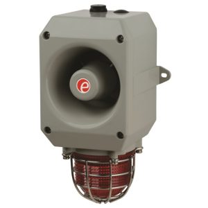 Sygnalizator świetlno-dźwiękowy ksenonowy czerwony serii DL112X 119dB IP66 230 VAC DL112XAC230G/R