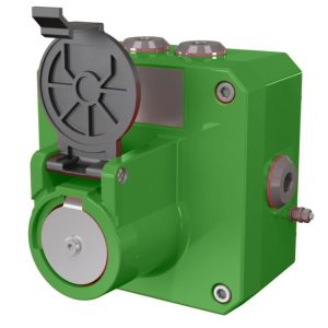 Przycisk przeciwwybuchowy Ex Atex awaryjnego otwarcia drzwi błyskawiczny zwrotny zielony serii GNExCP7-PM IP66/67 GNExCP7PMSDLAB1A1NN