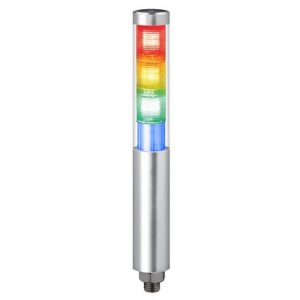 Kompaktowa kolumna sygnalizacyjna LED serii STA45SLM IP44 12VDC STA45SLM-4-12-RAGB