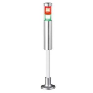 Kompaktowa kolumna sygnalizacyjna LED na stopce rurką serii STA45SLMP IP44 24VDC STA45SLMP-2-24-RG-SZ18