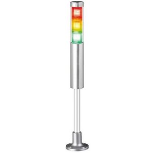 Kompaktowa kolumna sygnalizacyjna LED na stopce rurką serii STA45SLMP IP44 12VDC STA45SLMP-3-12-RAG-SZ18