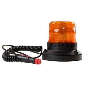 Uniwersalna lampa błyskająca LED serii ECCOLED SILVER montaż magnetyczny IP65 ECE R65 12-24 VDC EB5017A