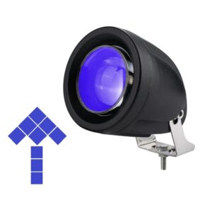 Ostrzegawcza lampa LED typu BLUE ARROW BEAM serii WT-A10818 IP67 10-80 VDC WT-A10818B
