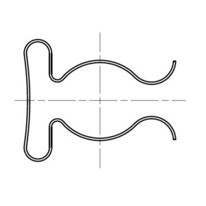 Uchwyt sprężynowy do montażu lamp serii TL50d 71 19026